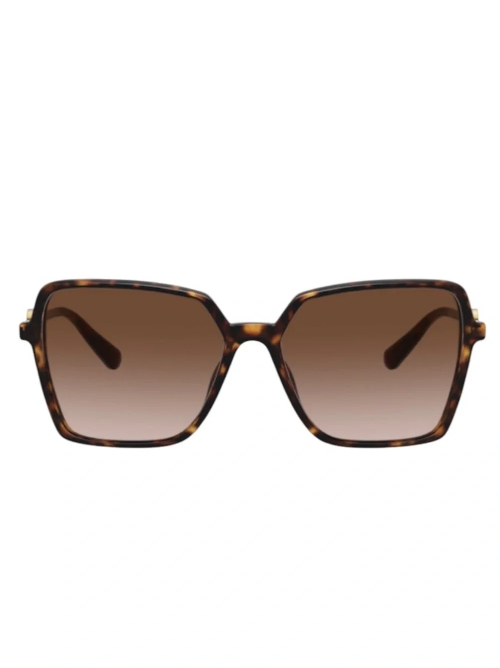 Versace VE4396 Havana Brown Gradient Oversized Square Sunglasses NWT